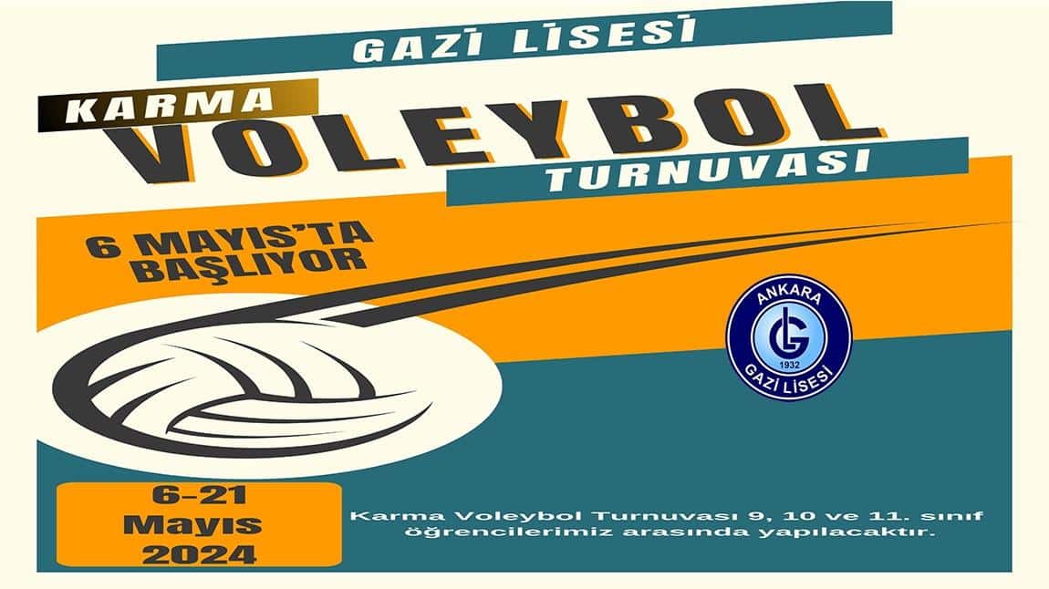 Sınıflar Arası Karma Voleybol Turnuvası Başlıyor