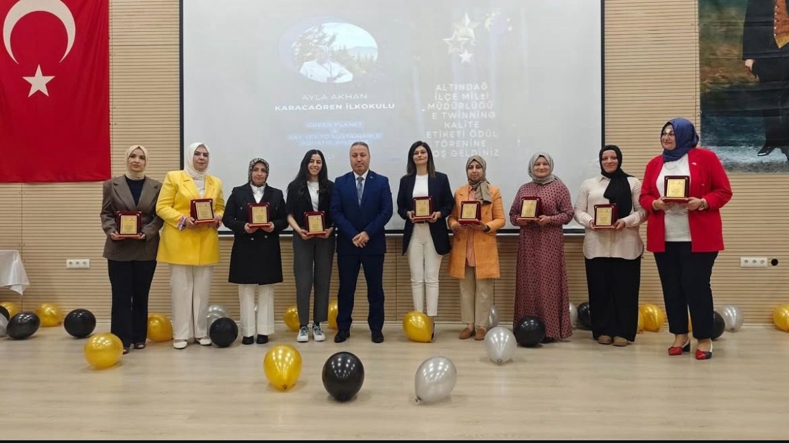 eTwinning Projesi ödül töreni